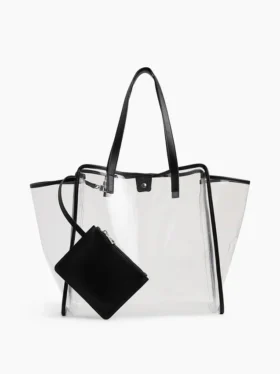 Borsa tote in gelatina