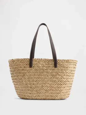 Borsa tote in paglia