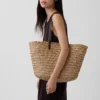 Borsa tote in paglia