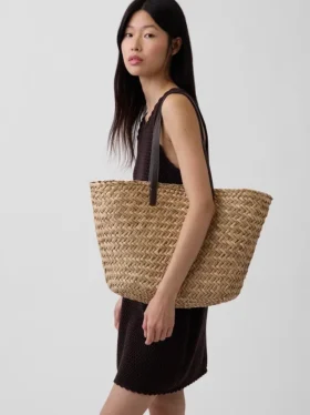 Borsa tote in paglia