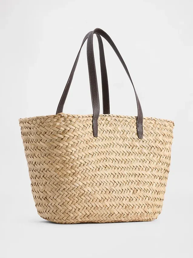 Borsa tote in paglia