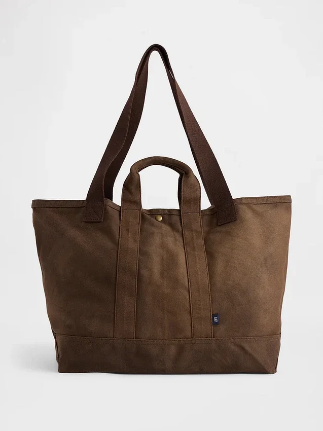 Borsa tote in tela cerata