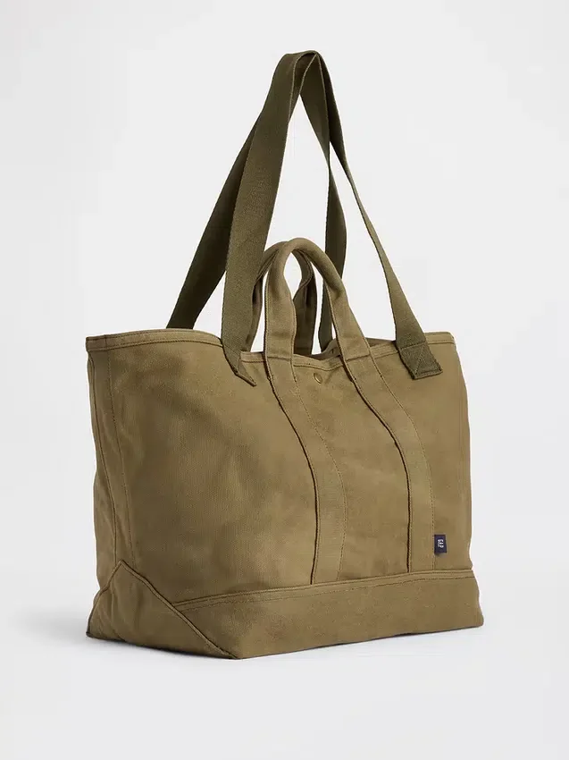 Borsa tote in tela cerata