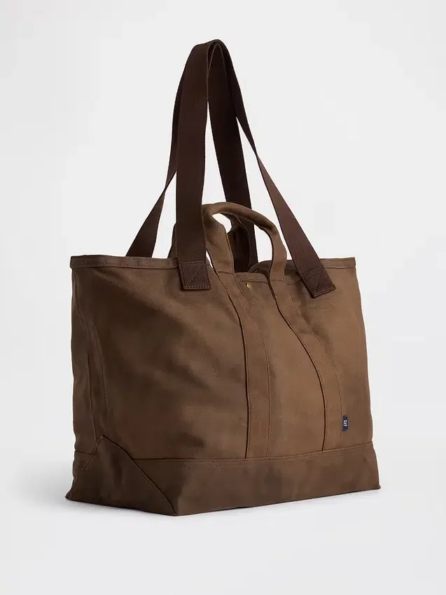 Borsa tote in tela cerata
