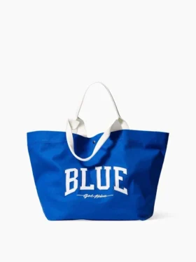 Borsa tote in tela “Get Blue”