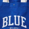 Borsa tote in tela “Get Blue”