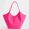 Borsa tote morbida in tela