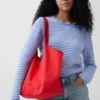 Borsa tote morbida in tela