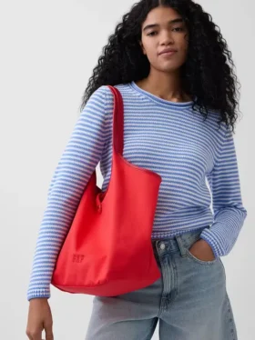 Borsa tote morbida in tela