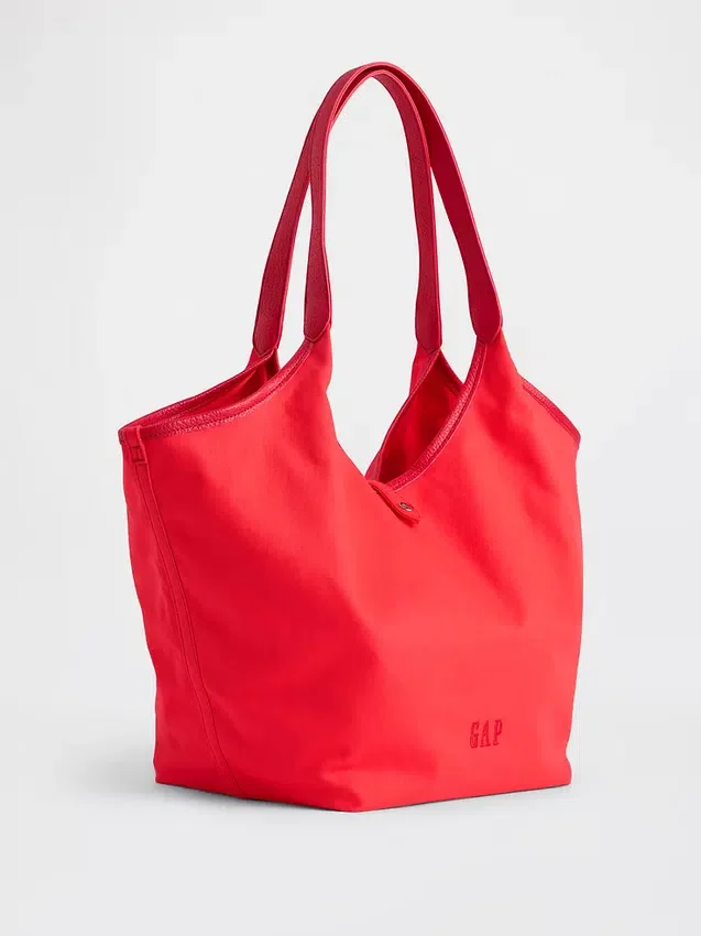 Borsa tote morbida in tela