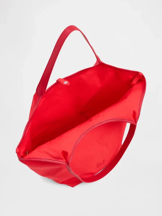 Borsa tote morbida in tela