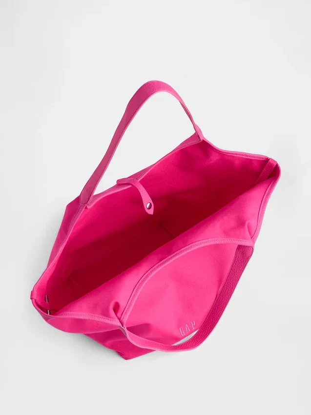 Borsa tote morbida in tela