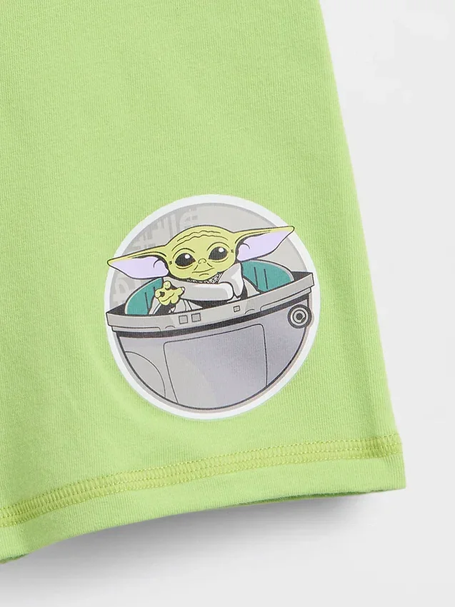Boxer da bambino in cotone biologico elasticizzato Star Wars (confezione da 5)