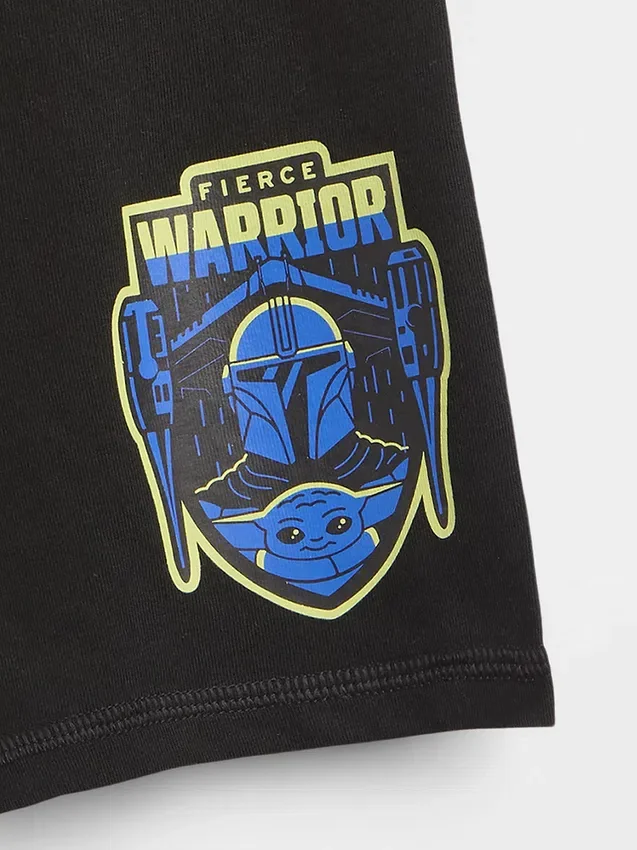 Boxer da bambino in cotone biologico elasticizzato Star Wars (confezione da 5)