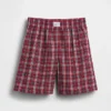 Boxer da pigiama per bambini in tessuto riciclato in forma di pantaloncini