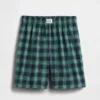 Boxer da pigiama per bambini in tessuto riciclato in forma di pantaloncini