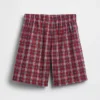 Boxer da pigiama per bambini in tessuto riciclato in forma di pantaloncini