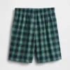 Boxer da pigiama per bambini in tessuto riciclato in forma di pantaloncini