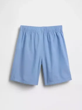 Boxer da pigiama per bambini in tessuto riciclato in forma di pantaloncini