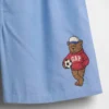 Boxer da pigiama per bambini in tessuto riciclato in forma di pantaloncini