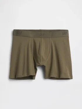 Boxer in cotone biologico elasticizzato da 5"