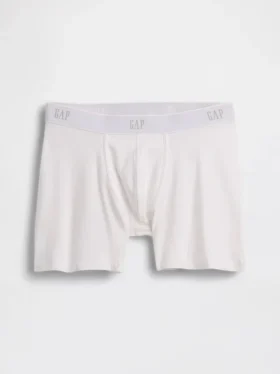 Boxer in cotone biologico elasticizzato da 5"