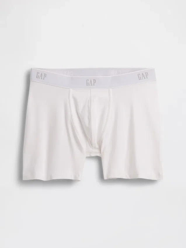 Boxer in cotone biologico elasticizzato da 5"