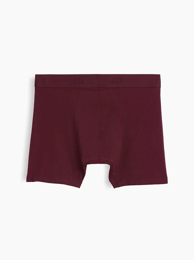 Boxer in cotone biologico elasticizzato da 5"