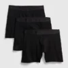 Boxer in cotone biologico elasticizzato da 5" (confezione da 3)