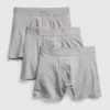 Boxer in cotone biologico elasticizzato da 5" (confezione da 3)