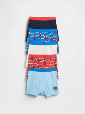 Boxer in cotone elasticizzato biologico Marvel per Neonato & Bebè (confezione da 5)