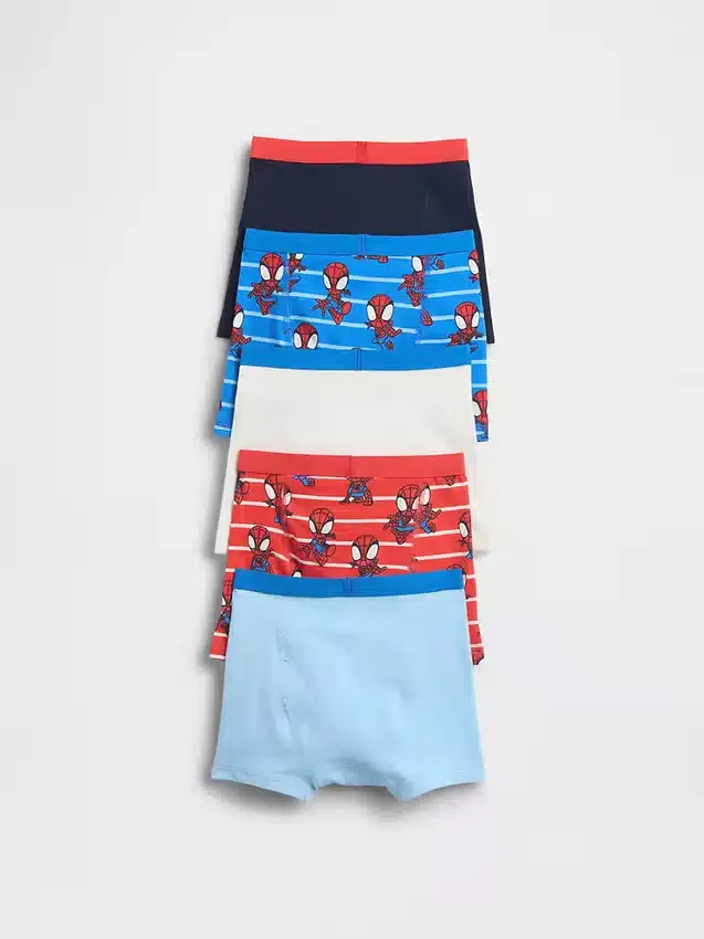 Boxer in cotone elasticizzato biologico Marvel per Neonato & Bebè (confezione da 5)