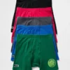 Boxer Marvel in cotone biologico elasticizzato per bambini (confezione da 5)