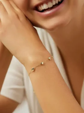 Bracciale a cuori Lani di Ana Luisa