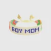 Braccialetto con perline "Hart Boy Mom"