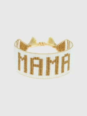 Braccialetto Hart bianco e oro per la mamma