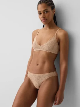 Bralette con scollo profondo in pizzo Madesoft