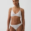 Bralette con scollo profondo in pizzo Madesoft