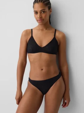 Bralette con scollo profondo in pizzo Madesoft