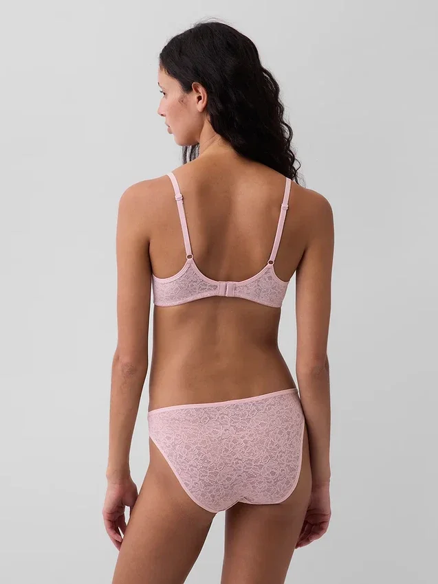 Bralette con scollo profondo in pizzo Madesoft