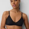 Bralette con scollo profondo in pizzo Madesoft