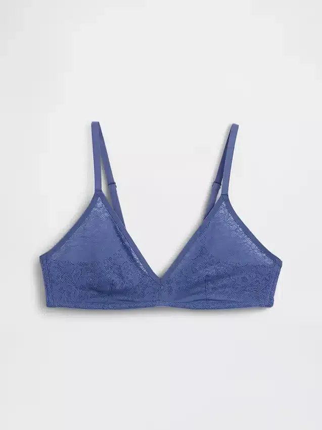 Bralette con scollo profondo in pizzo Madesoft