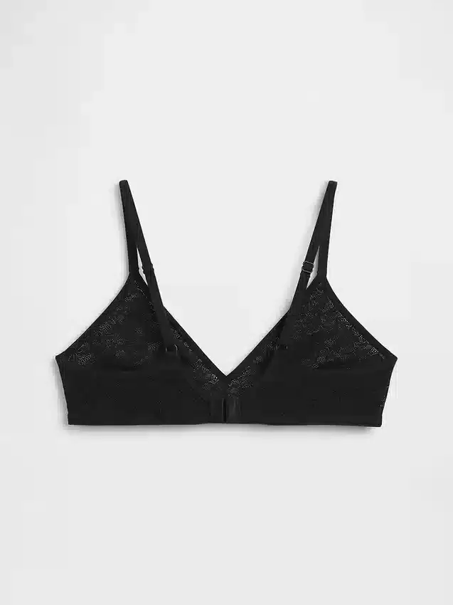 Bralette con scollo profondo in pizzo Madesoft