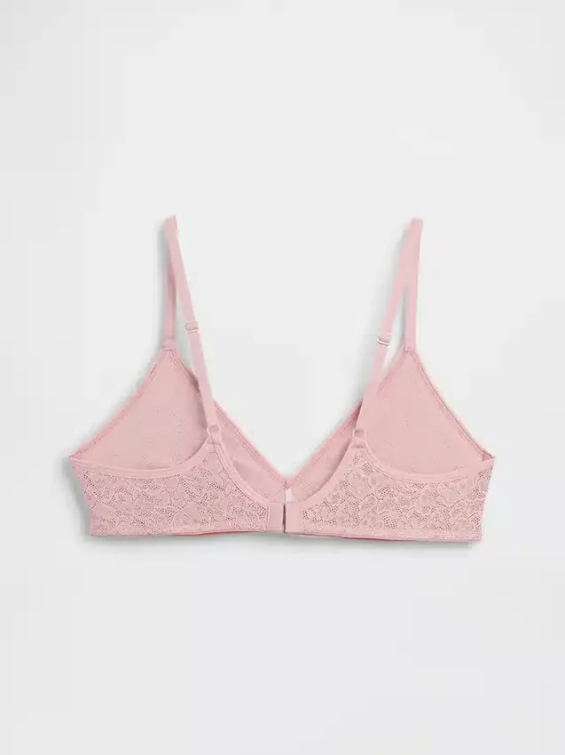 Bralette con scollo profondo in pizzo Madesoft