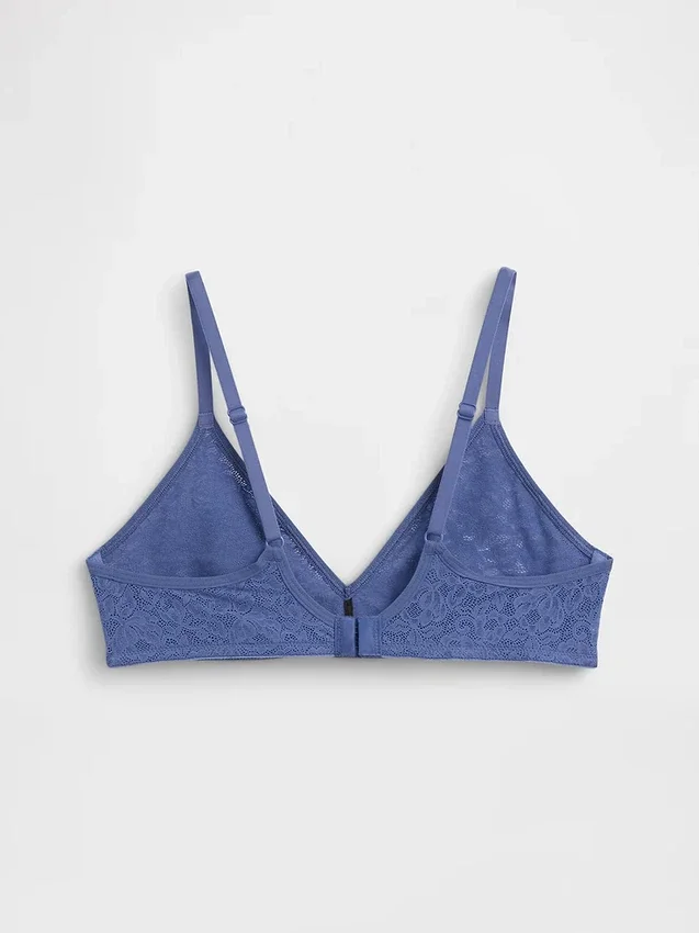 Bralette con scollo profondo in pizzo Madesoft