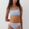 Bralette in cotone biologico elasticizzato