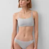 Bralette in cotone biologico elasticizzato