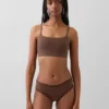 Bralette in cotone biologico elasticizzato