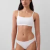 Bralette in cotone biologico elasticizzato