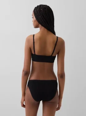Bralette in cotone biologico elasticizzato